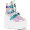 DemoniaCult - SWING105 Platform Boots - White Product image